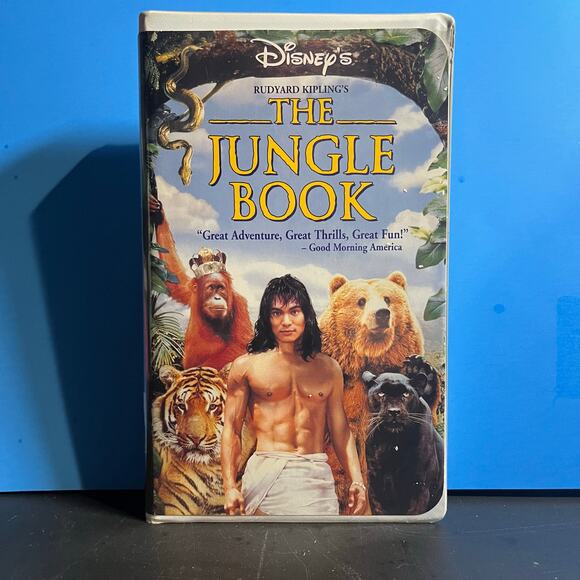 Disney’s The Jungle Book VHS (1995) Live-Action Jason Scott Lee - Clamshell - Picture 1 of 7